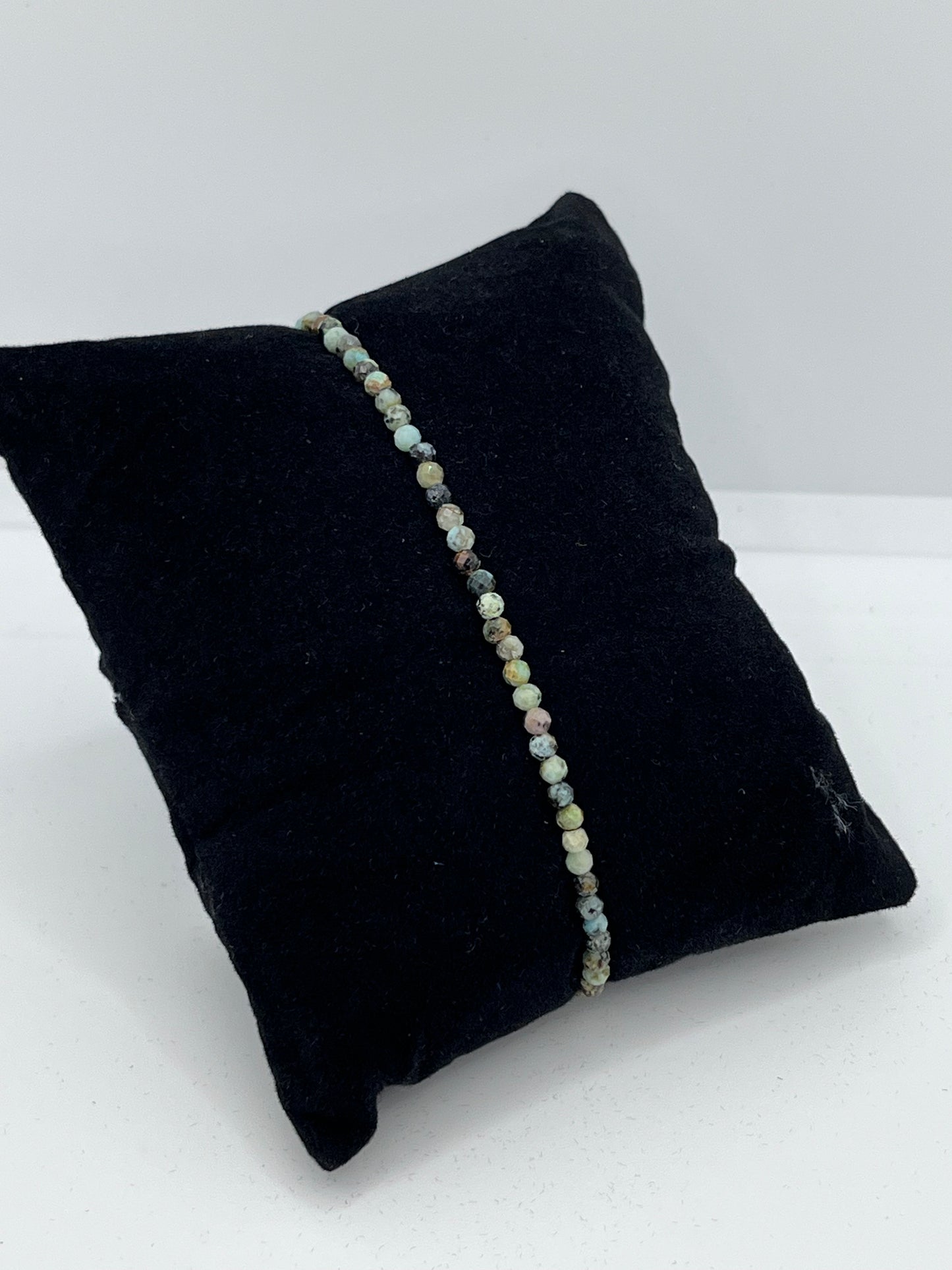 Jaspis facet armbånd