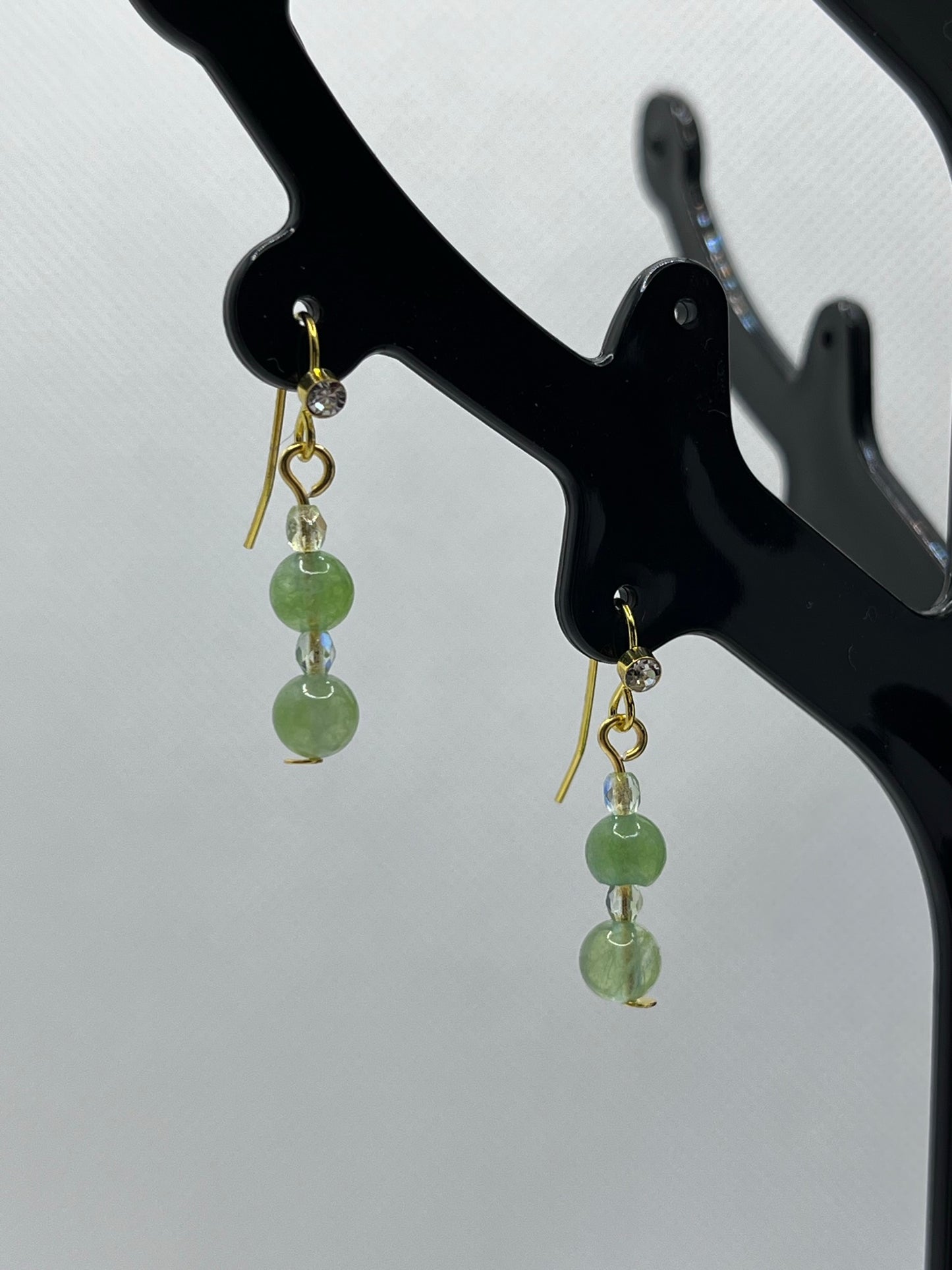 Peridot øreringe