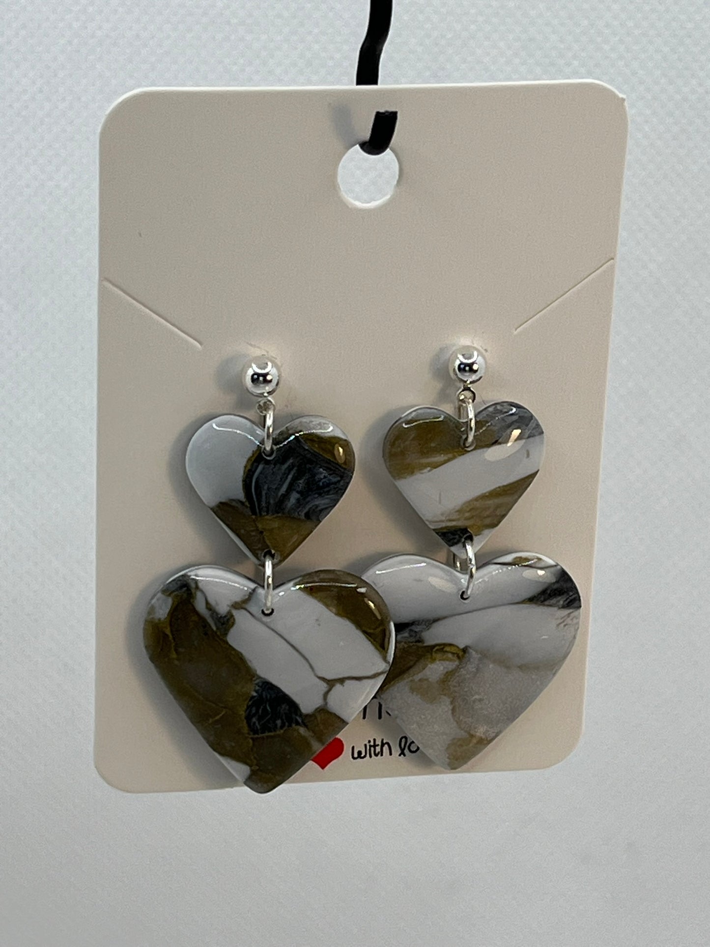 Two hearts øreringe