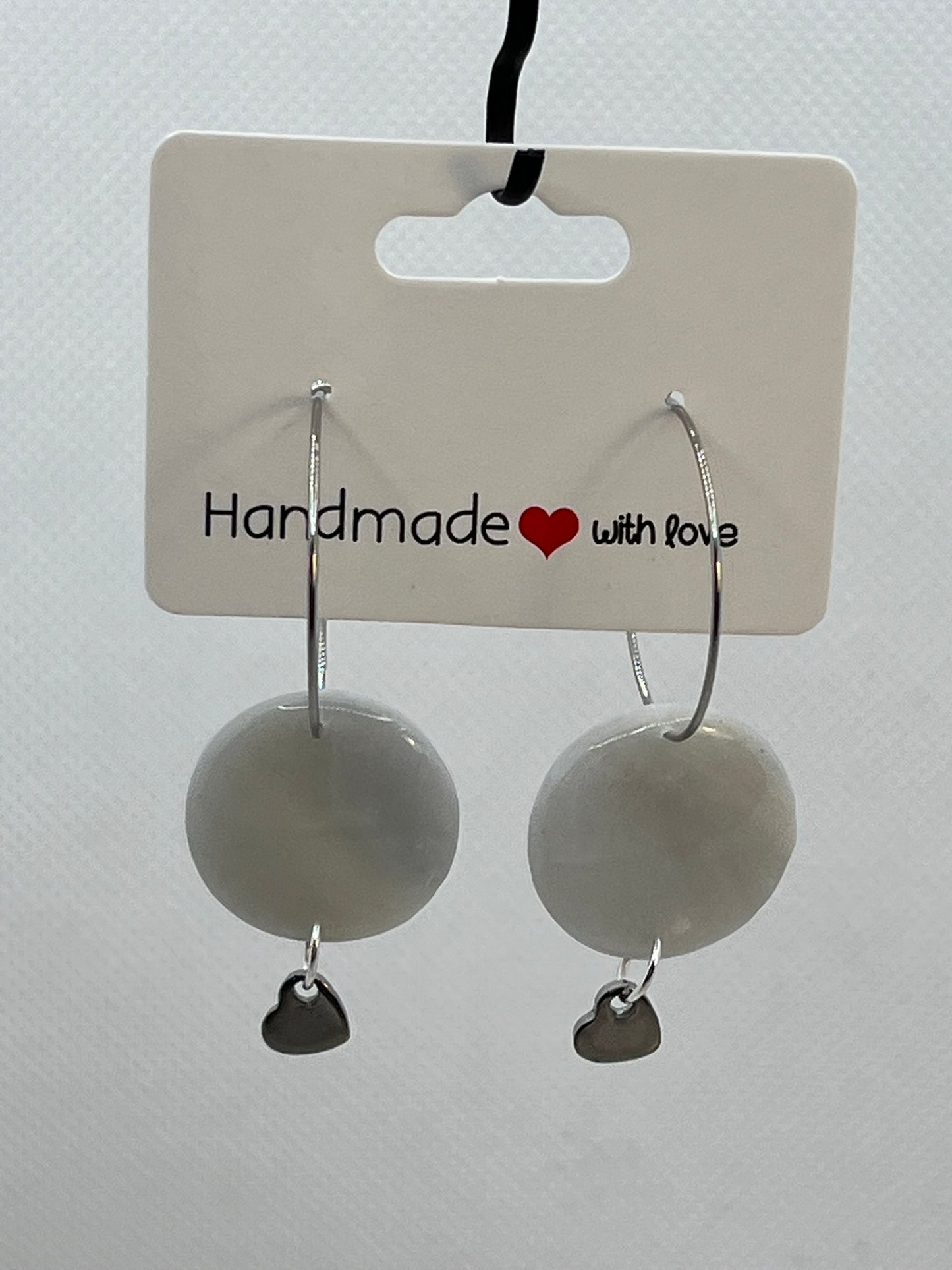 Circle'n heart øreringe