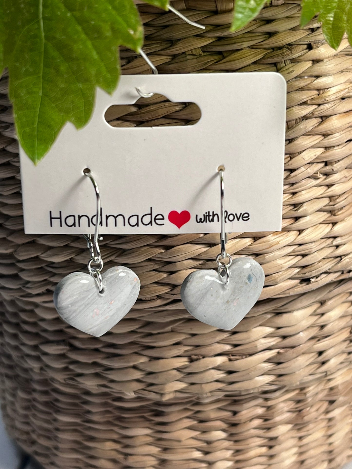 Stone hearts øreringe