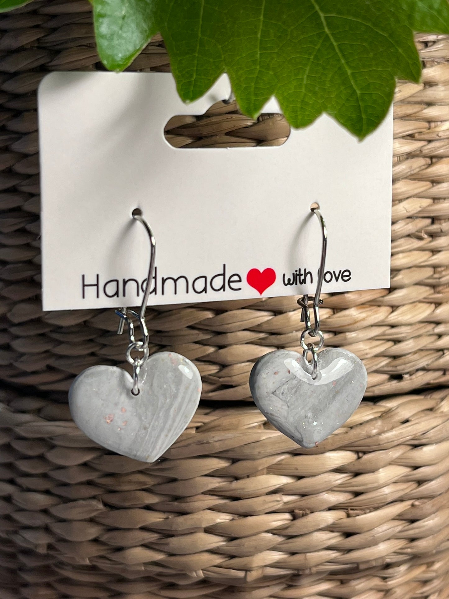 Stone hearts øreringe