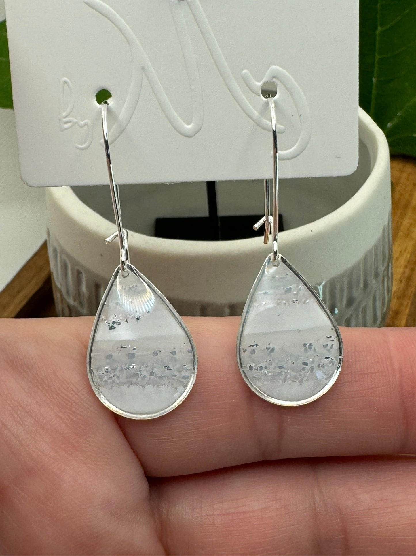 Striped drops dangle