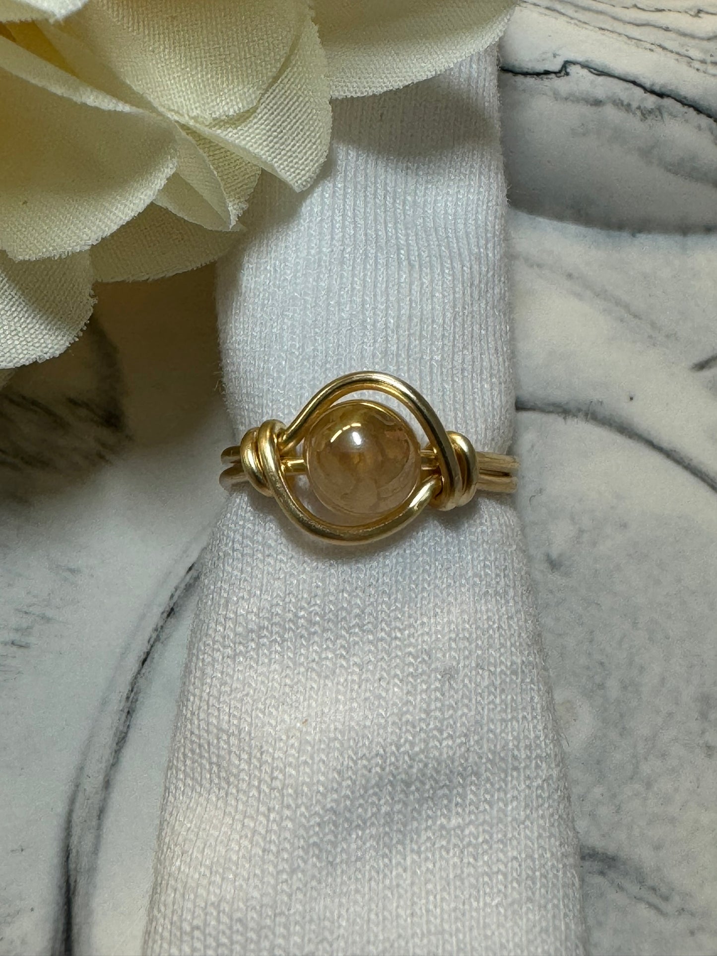 Wrappy Champagne ring