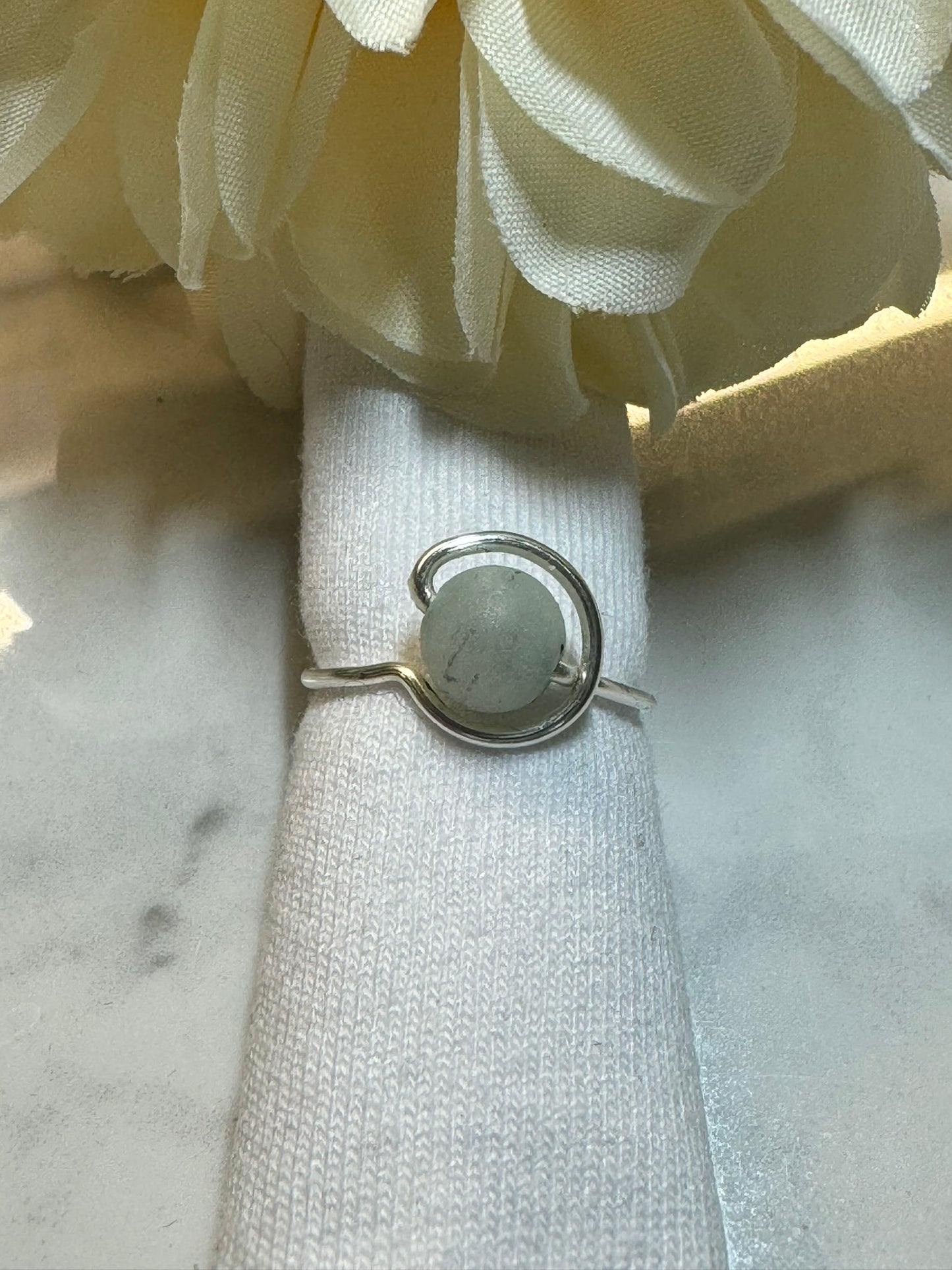 Wrappy Amazonit ring