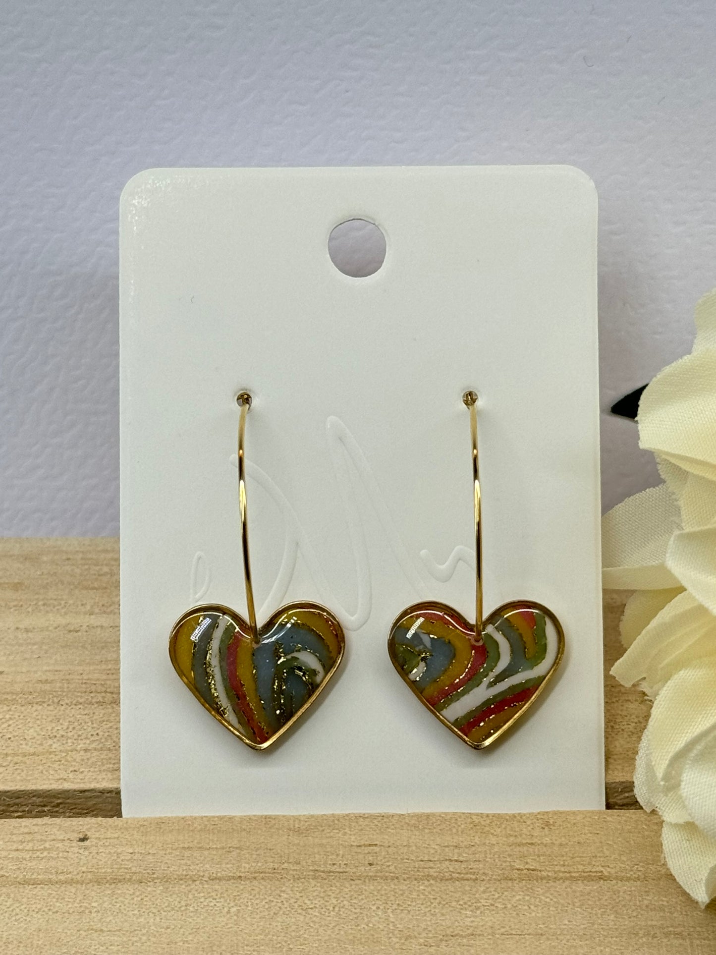 Kayas heart øreringe