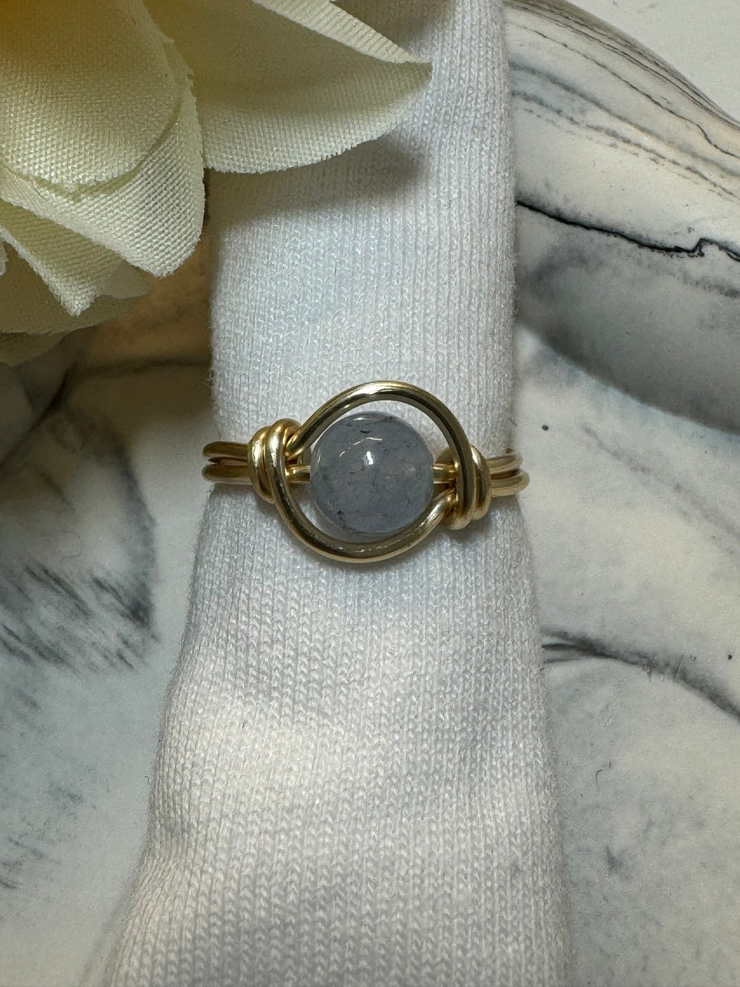 Wrappy Chalcedon ring