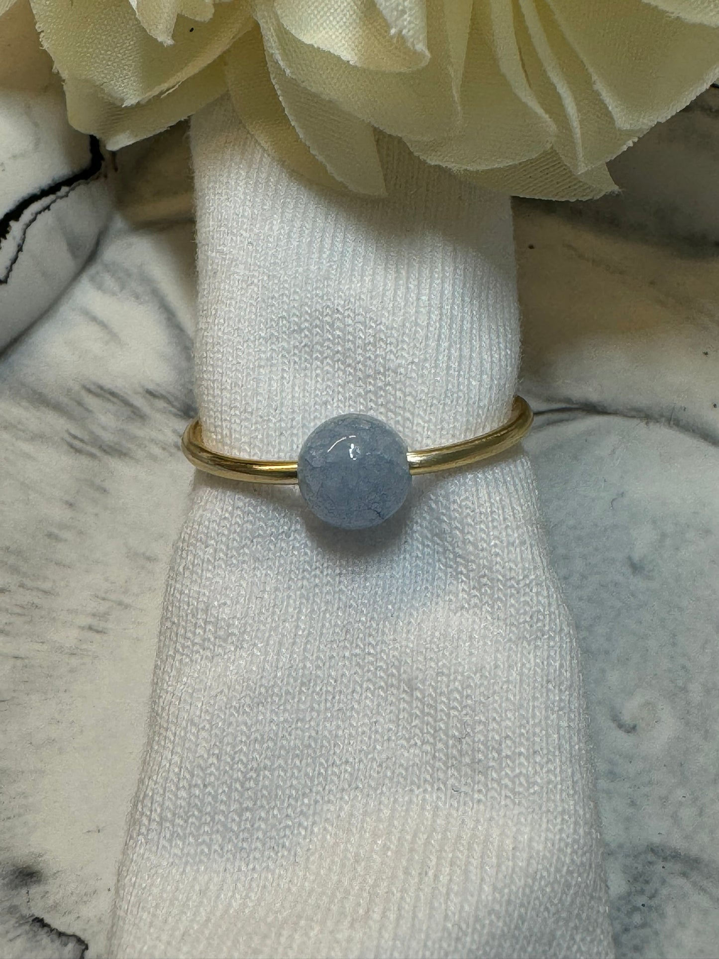 Elle Chalcedon ring