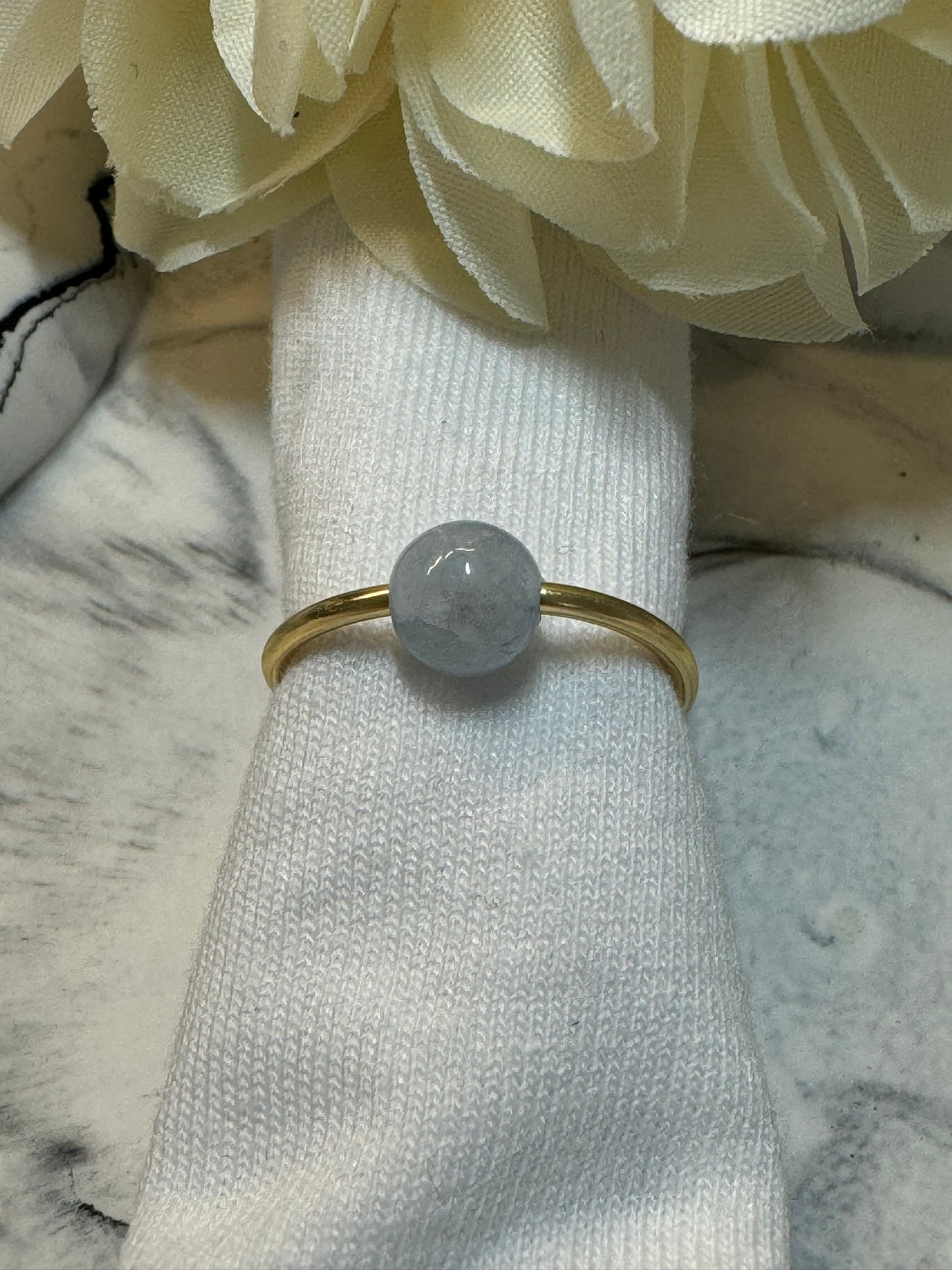 Elle Chalcedon ring